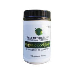 Best of the Bone Organic Beef Liver (180 capsules)